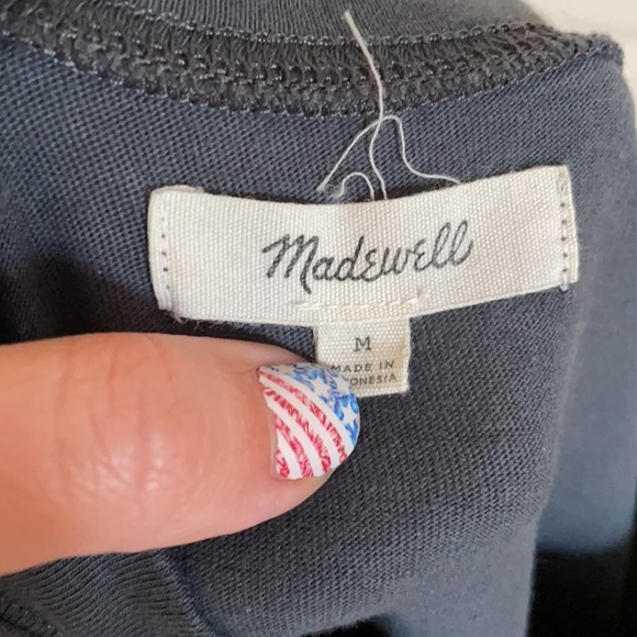 Madewell Easy Crop Tee in Onyx - Picture 4 of 5